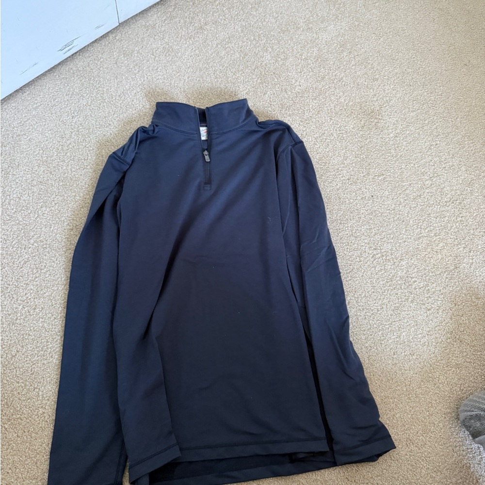 Faherty Navy Quarterzip